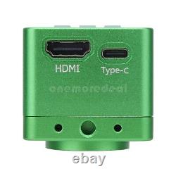 Microscope numérique monoculaire USB HDMI 4K avec caméra industrielle 180X C-Mount