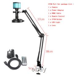 NOUVELLE caméra de microscope numérique industriel vidéo HDMI USB 4K 48MP Zoom 130X