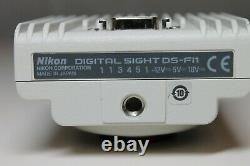 Nikon Digital Sight Ds-u2 Contrôleur Avec Ds-fi1 Couleur 5.0 Mp Microscope Caméra