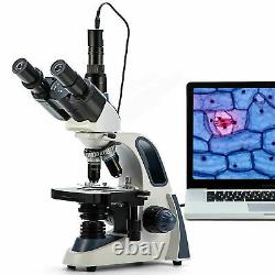 Nouveau Microscope Trinoculaire De Laboratoire Swift Sw380t-ep1 40x-2500x Avec Caméra Usb