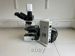 Olympus Bx50 Microscope Avec Trois Objectifs Et Hi Chrome S Appareil Photo Numérique