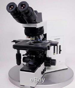 Olympus Bx50 Microscope Biologique 4x / 10x / 40x / 100x Excellent Du Japon