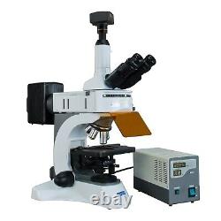 Omax 40x-1000x Infinity Epi-fluorescent Microscope Avec 1.4mp Appareil Photo Numérique CCD