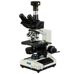 Omax 40x-2000x Trinocular Phase Contrast Microscope Composé + 5mp Appareil Photo Numérique
