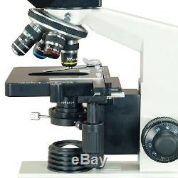 Omax 40x-2500x Darkfield Biologique Microscope Trinoculaire + 10mp Appareil Photo Numérique
