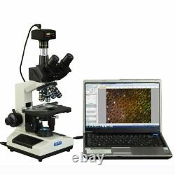 Omax 40x-2500x Darkfield Led Trinocular Compound Microscope+14mp Caméra Numérique