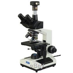 Omax 40x-2500x Darkfield Trinoculaire Led Microscope Composé + 9mp Appareil Photo Numérique