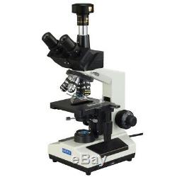 Omax 40x-2500x Darkfield Trinocular Composé Led Microscope + 10mp Appareil Photo Numérique