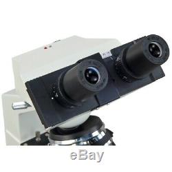 Omax 40x-2500x Intégré 1.3mp Led Appareil Photo Numérique Binocular Microscope Composé