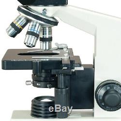 Omax 40x-2500x Phase Contraste Composé Microscope Trinoculaire + 14mp Appareil Photo Numérique