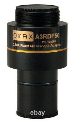 Omax 5 Mega Pixel Caméra Numérique Usb Microscope W Logiciel Et Diapositive D'étalonnage