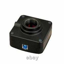 Omax 5mp Caméra Numérique Usb 3.0 Microscope Avec Logiciel Et Micromètre De Scène