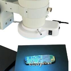 Omax 6-50x Stereo Microscope+boom Stand+54 Led Ring Light+5mp Usb Digital Camera