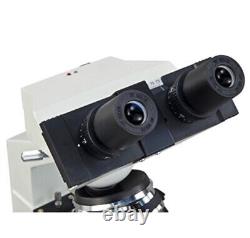 Omax Md82es10 40x-2000x Microscope Numérique À Led Composé Caméra Intégrée 1.3mp