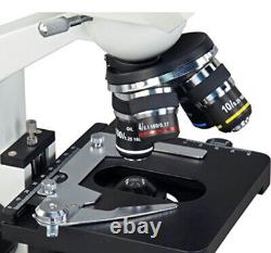 Omax Md82es10 40x-2000x Microscope Numérique À Led Composé Caméra Intégrée 1.3mp