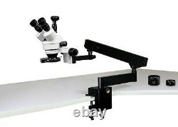 Parco 3.5x-90x Microscope Stéréo Zoom Trinoculaire Simul-focal, Appareil Photo Numérique 3mp