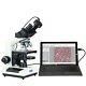 Phase Contrast Binocular Compound Medical Research Microscope+2mp Appareil Photo Numérique