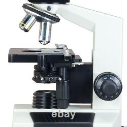 Phase Contraste Microscope Biologique Composé Binoculaire Avec Caméra Numérique 2mp