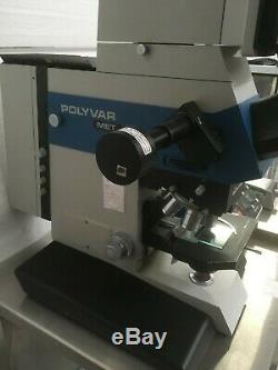 Reichert-jung Polyvar-met Trinoculaire Microscope Withdigital Camera, + Spares Accs