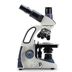 Royaume-uni Swift 2500x Microscope Trinoculaire Composé Étape Mécanique Led Avec Caméra 5mp