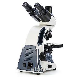 Royaume-uni Swift 2500x Microscope Trinoculaire Composé Étape Mécanique Led Avec Caméra 5mp
