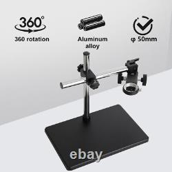 Support de table pour appareil photo de microscope numérique avec bras double réglable - Ensemble de bras de levage de 50mm pour laboratoire