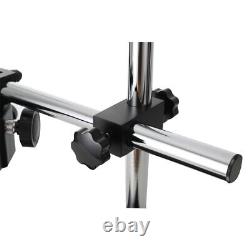 Support de table pour caméra de microscope numérique avec bras double pour laboratoire, élévateur de 50 mm
