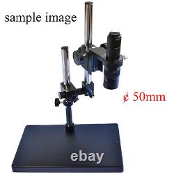 Support de table pour caméra de microscope numérique avec bras double réglable en hauteur pour laboratoire, ensemble de 50 mm.
