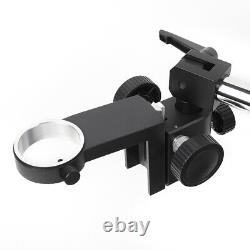 Support de table stéréo à bras métallique pour caméra de microscope de laboratoire robuste de 50 mm