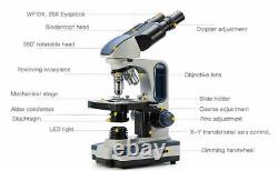 Swift 40x-2500x Biological Led Binocular Compound Microscope+5mp Caméra Numérique