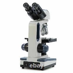 Swift 40x-2500x Lab Biological Binocular Compound Microscope +5mp Caméra Numérique