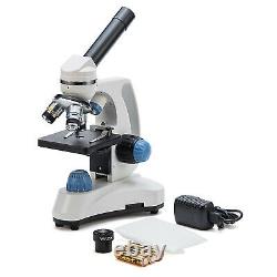 Swift Pro Digital Compound Microscope 1000x Dual Light Student Lab Avec Caméra Usb