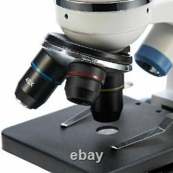 Swift Student 40x-1000x Digital Lab Microscope Composé Double Lumière Avec Caméra Usb