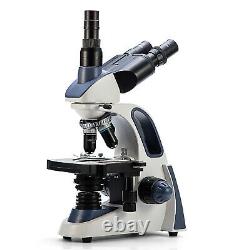 Swift Sw380t 40x-2500x Microscope Trinoculaire Composé De Laboratoire Avec Caméra Numérique 5mp