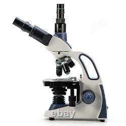 Swift Sw380t-ep5r 40x-2500x Microscope De Laboratoire Trinoculaire Composé Avec Caméra 5mp
