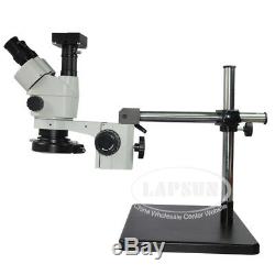 Téléphone Réparation Stéréo Trinoculaire Simul-focale Microscope + 16mp Hdmi Appareil Photo Numérique