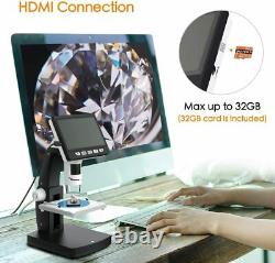 Uk 4.3 Inch Hdmi Display Microscopes LCD 1080p 1000x Caméra De Microscope Portable