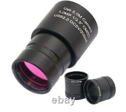 Usb Caméra Microscope Hd Électronique Montage D'oculaires Pour La Photographie Microscope