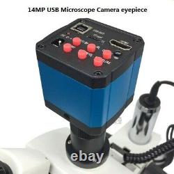Zoom Microscope Lumineux Trinocular Stereo Digital Microscope Avec Caméra Usb